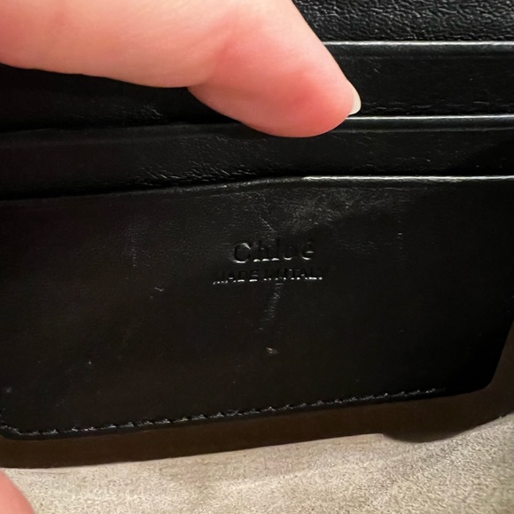 Chloe Faye small leather and suede crossbody bag - Picture 3 of 8